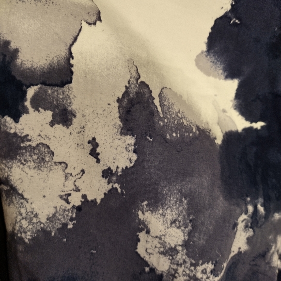 #0361 XL (Tag 1X runs small) NWT TOMMY HILFIGER Blue/Wht Tie Dye Jersey Leggings - Picture 11 of 16